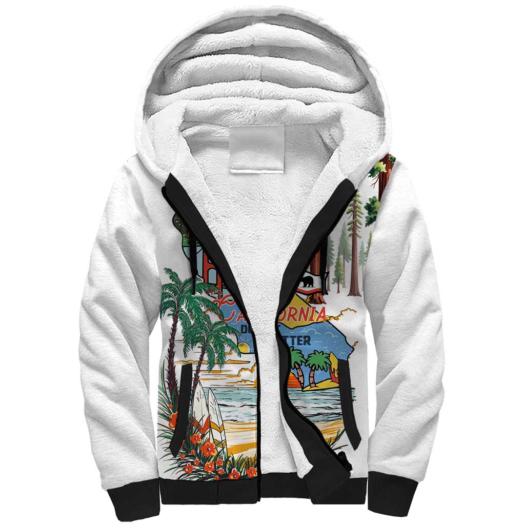 California Does it Better Sherpa Hoodie Forest to Coast
