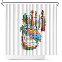 California Does it Better Shower Curtain Forest to Coast