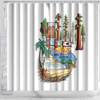 California Does it Better Shower Curtain Forest to Coast