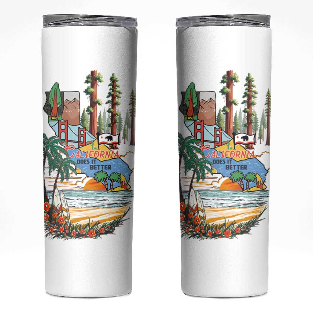 California Does it Better Skinny Tumbler Forest to Coast