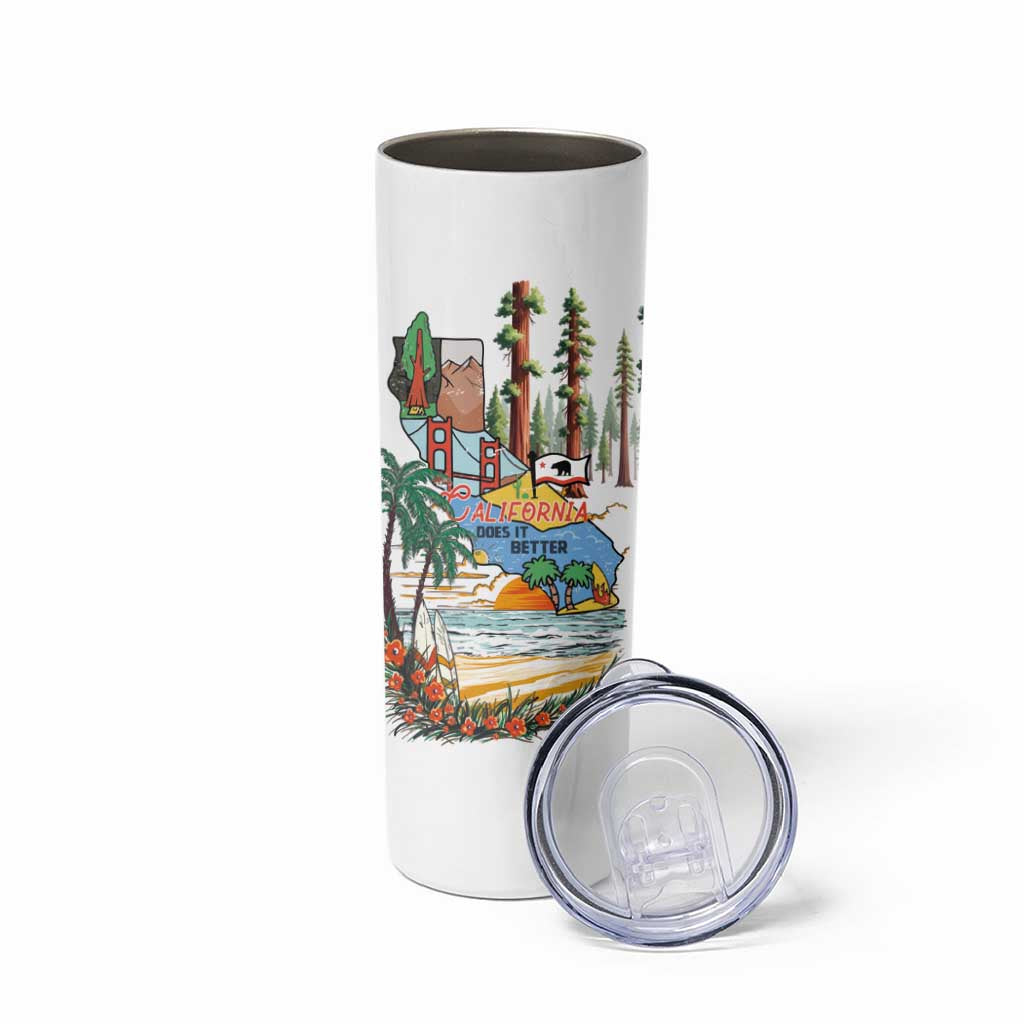 California Does it Better Skinny Tumbler Forest to Coast