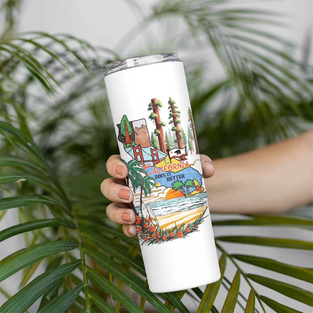 California Does it Better Skinny Tumbler Forest to Coast