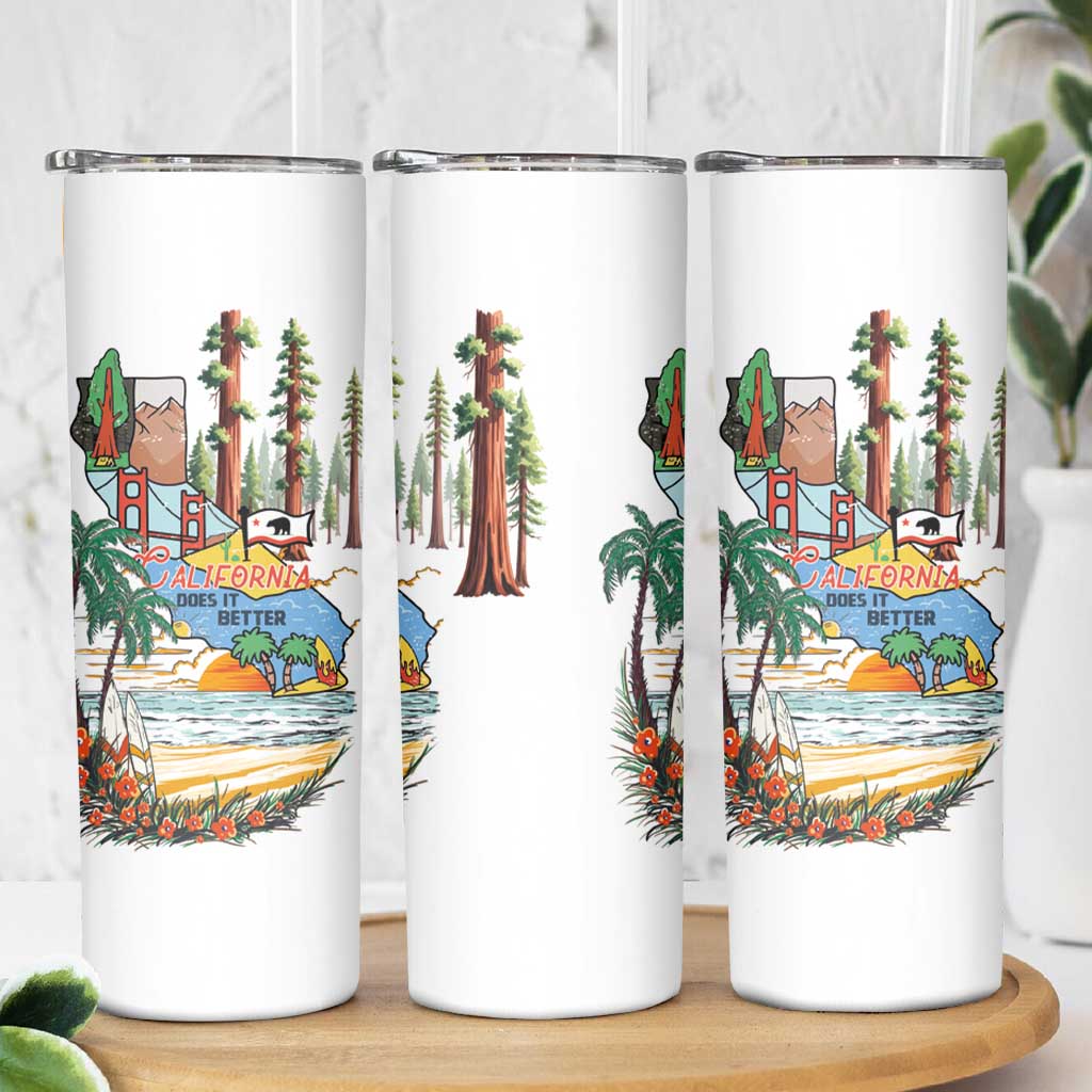 California Does it Better Skinny Tumbler Forest to Coast