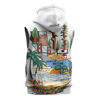 California Does it Better Sleeveless Hoodie Forest to Coast