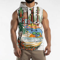 California Does it Better Sleeveless Hoodie Forest to Coast