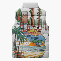 California Does it Better Sleeveless Puffer Jacket Forest to Coast