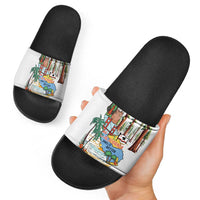 California Does it Better Slide Sandals Forest to Coast