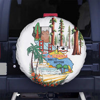 California Does it Better Spare Tire Cover Forest to Coast