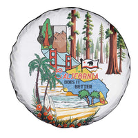 California Does it Better Spare Tire Cover Forest to Coast