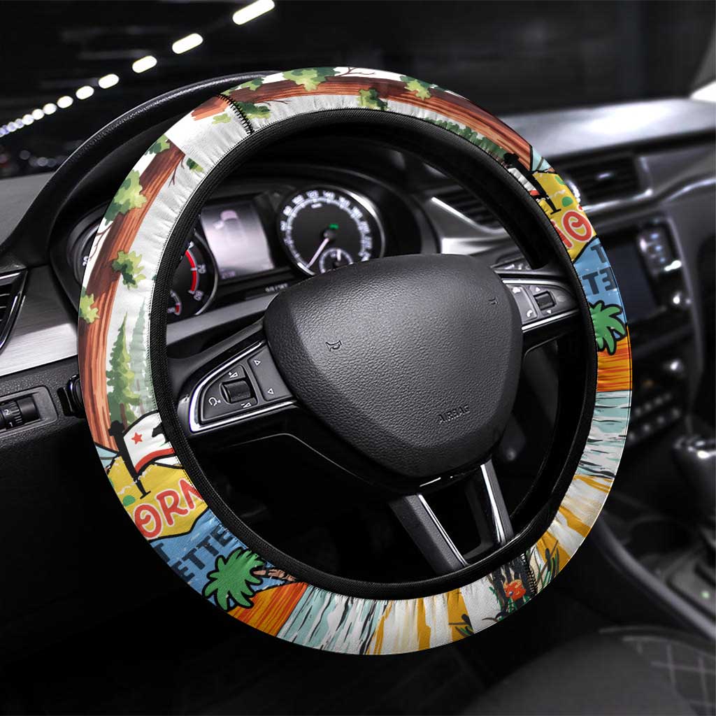 California Does it Better Steering Wheel Cover Forest to Coast