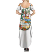 California Does it Better Summer Maxi Dress Forest to Coast