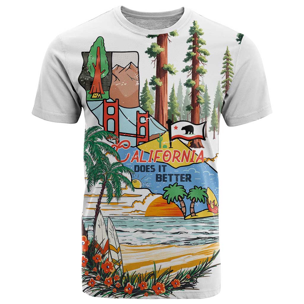 California Does it Better T Shirt Forest to Coast