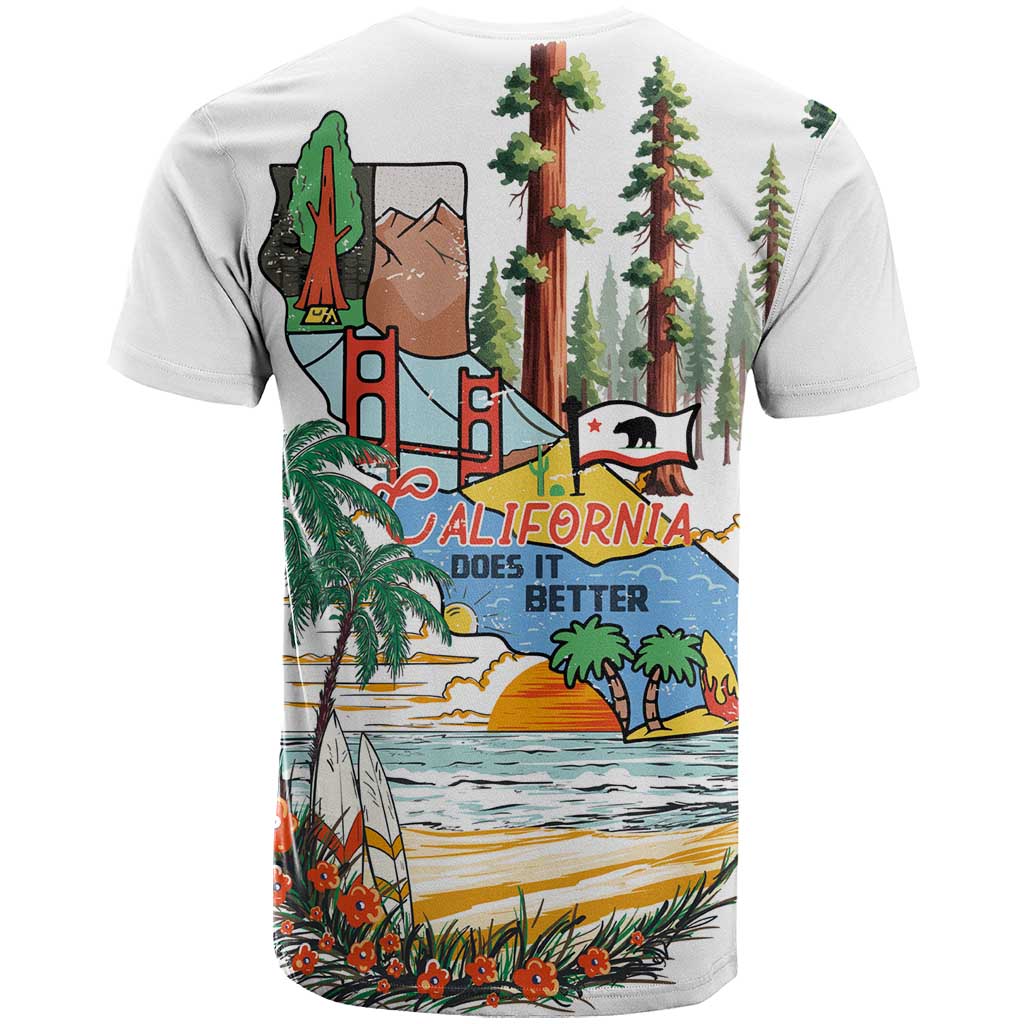 California Does it Better T Shirt Forest to Coast