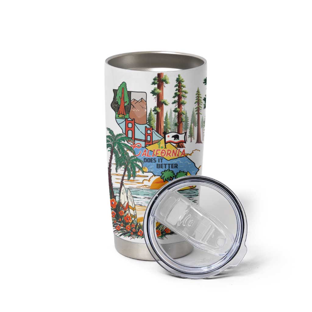 California Does it Better Tumbler Cup Forest to Coast