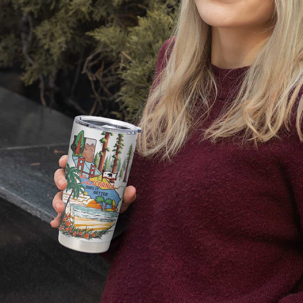 California Does it Better Tumbler Cup Forest to Coast