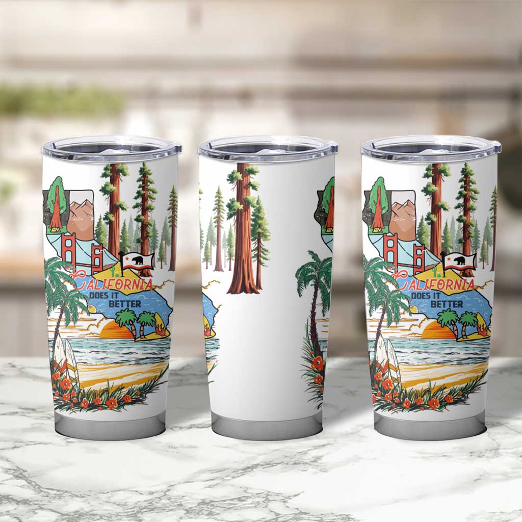 California Does it Better Tumbler Cup Forest to Coast