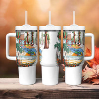 California Does it Better Tumbler With Handle Forest to Coast