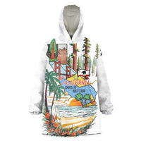 California Does it Better Wearable Blanket Hoodie Forest to Coast