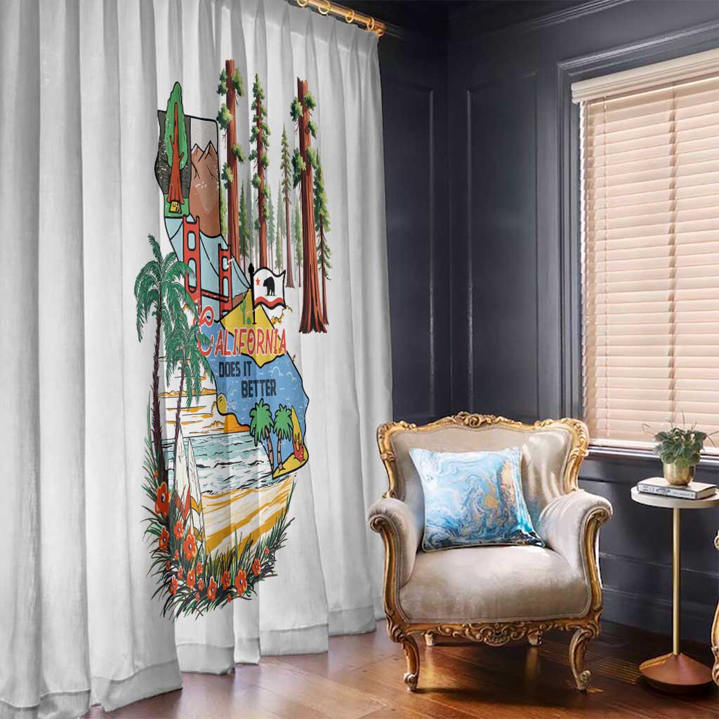 California Does it Better Window Curtain Forest to Coast