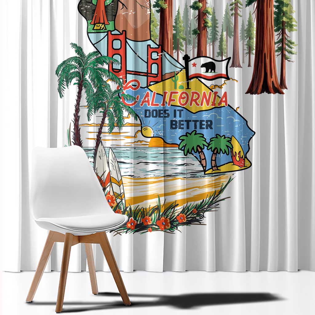 California Does it Better Window Curtain Forest to Coast