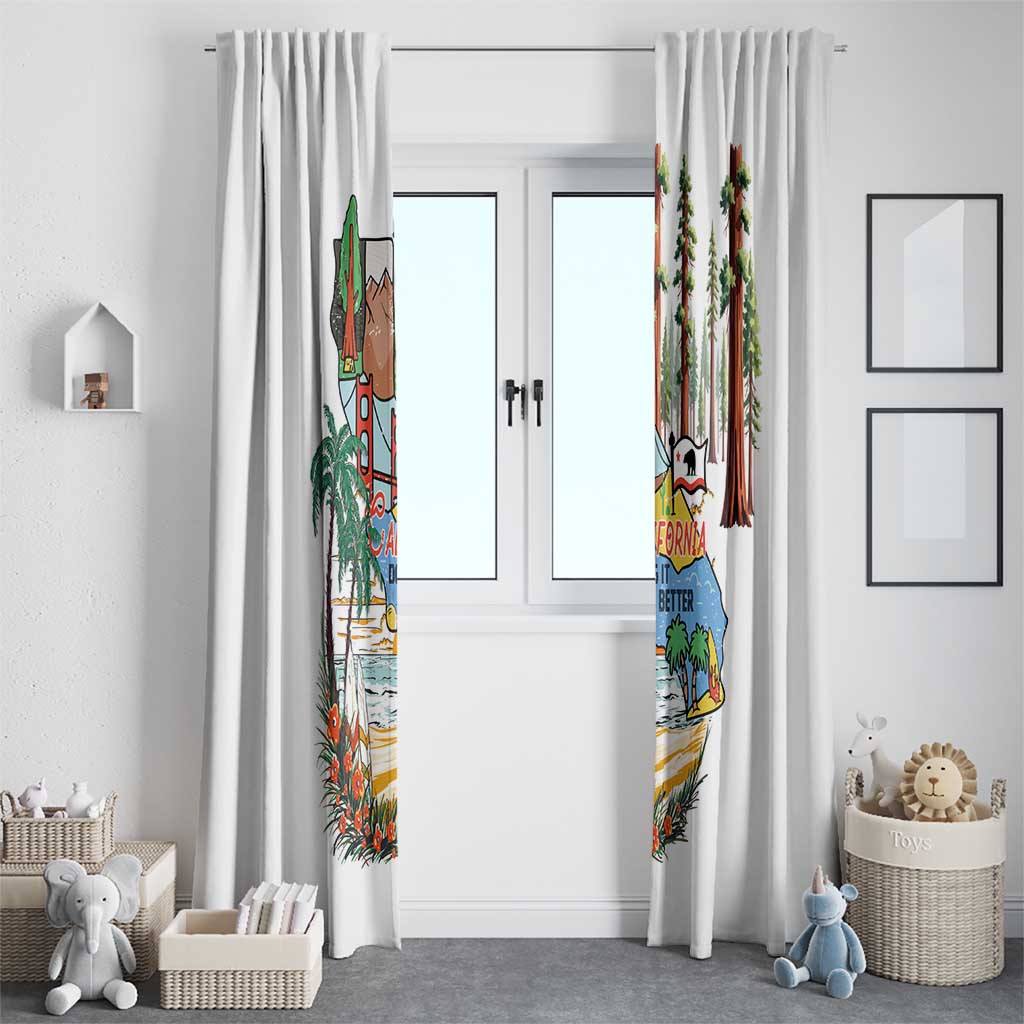 California Does it Better Window Curtain Forest to Coast