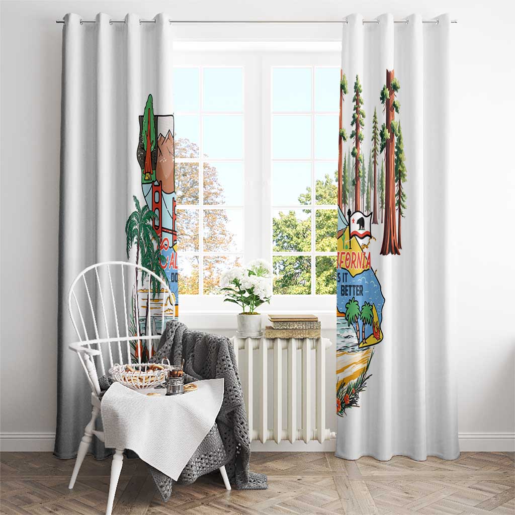 California Does it Better Window Curtain Forest to Coast