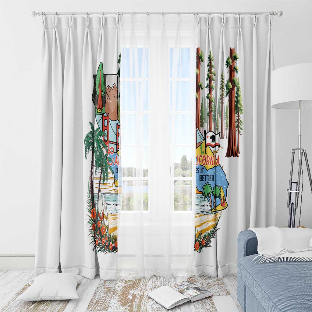 California Does it Better Window Curtain Forest to Coast