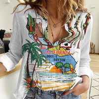 California Does it Better Women Casual Shirt Forest to Coast