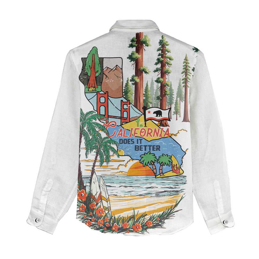 California Does it Better Women Casual Shirt Forest to Coast
