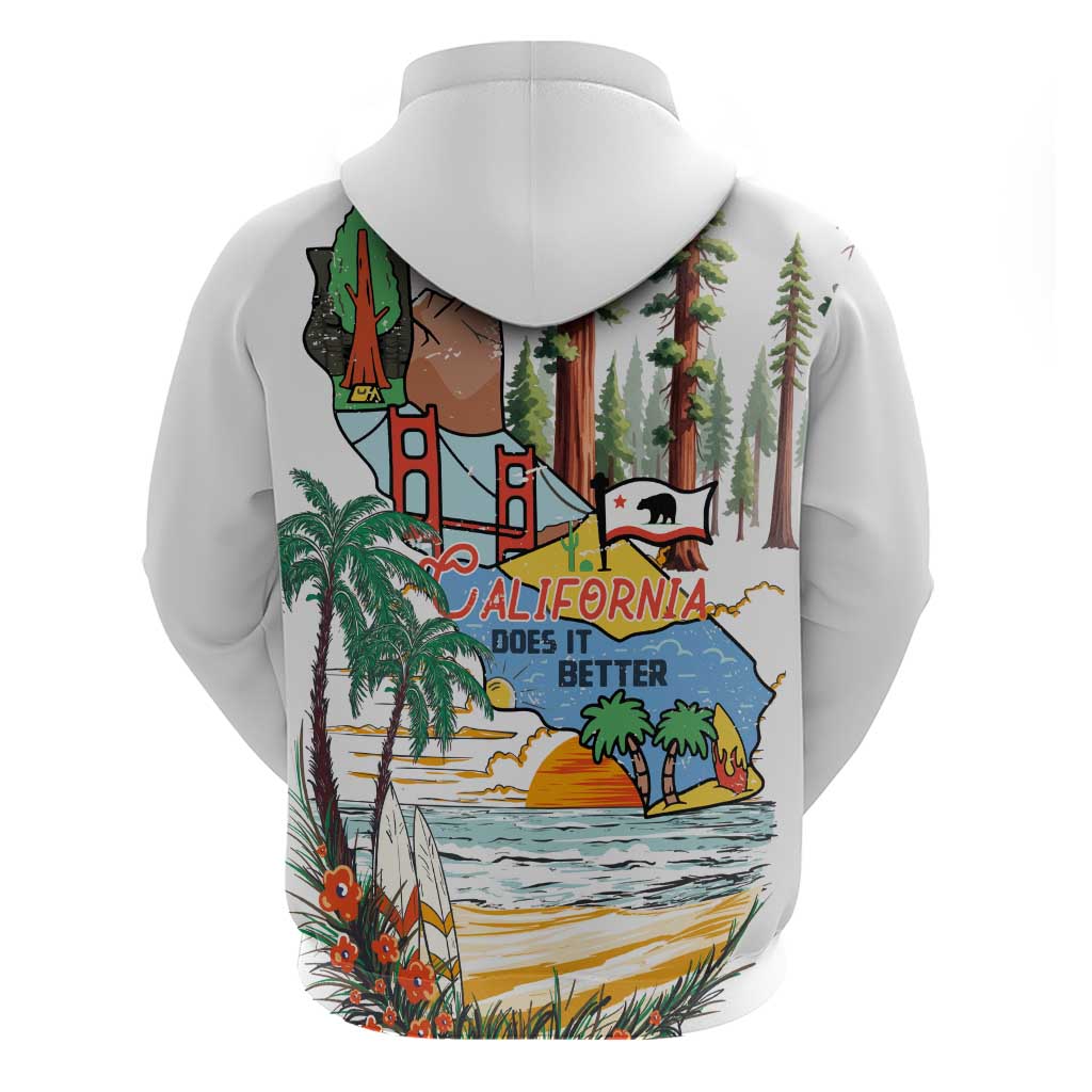California Does it Better Zip Hoodie Forest to Coast