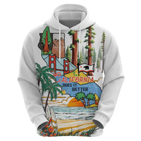 California Does it Better Zip Hoodie Forest to Coast