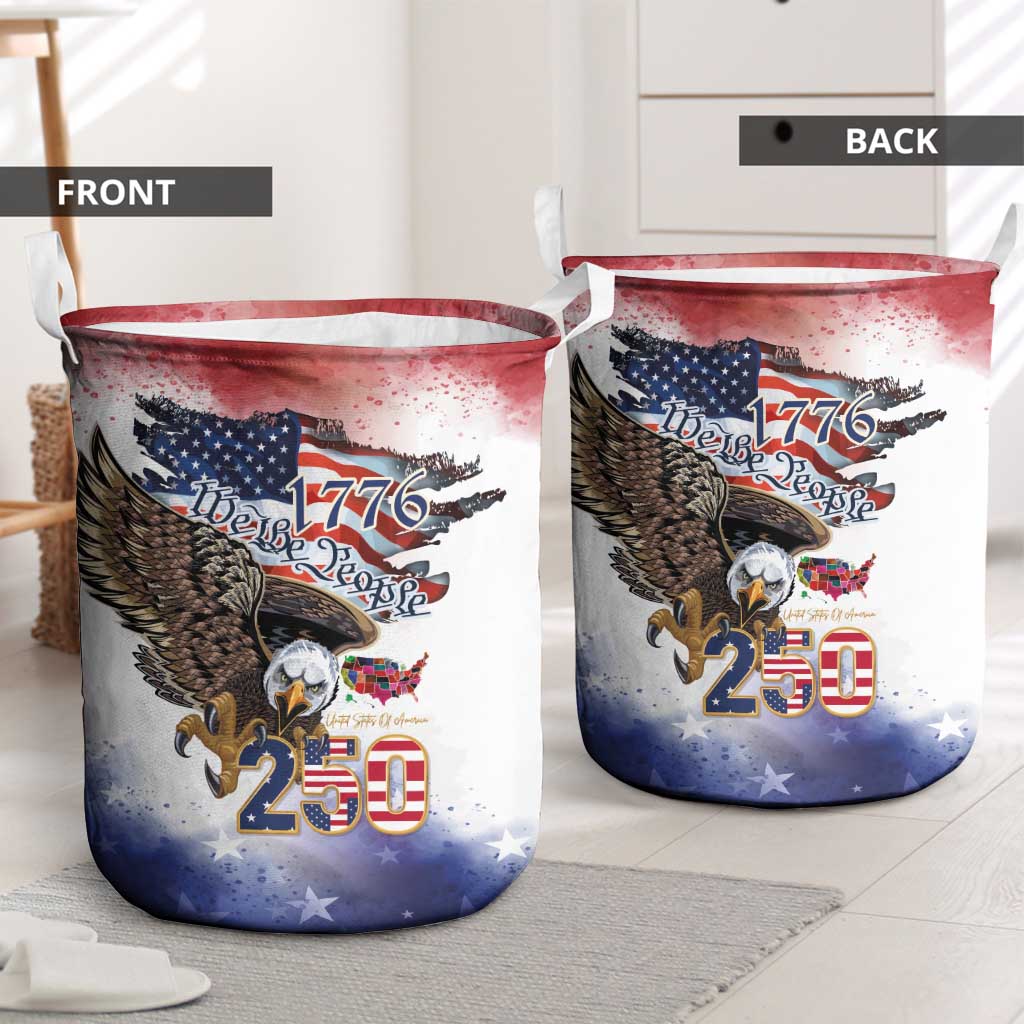 United States of America 250 Laundry Basket We The People 1776