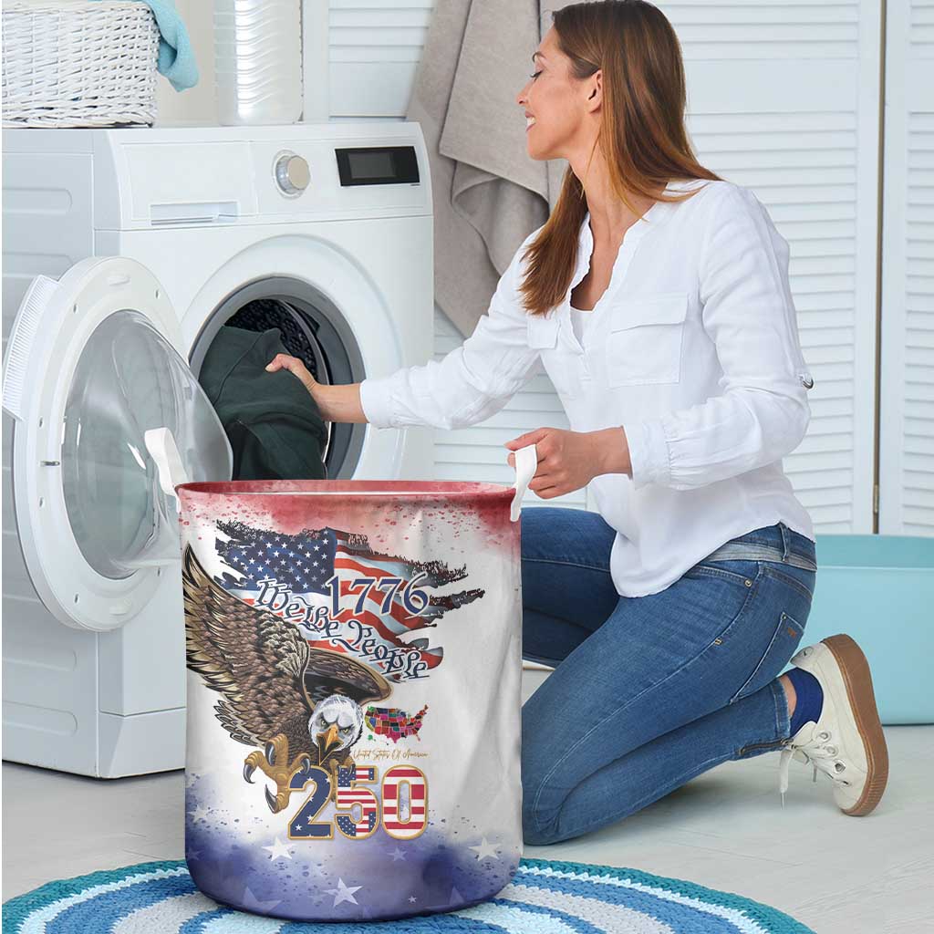 United States of America 250 Laundry Basket We The People 1776