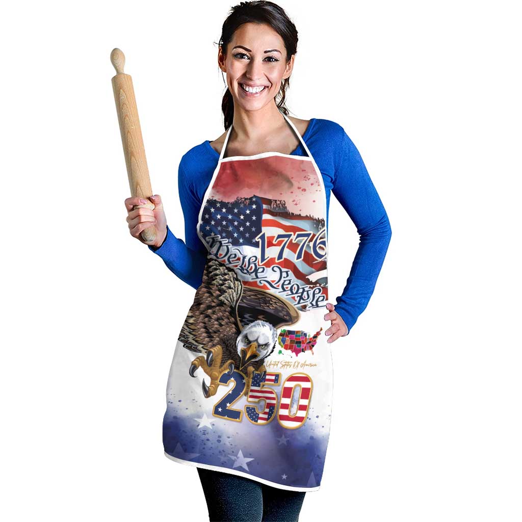United States of America 250 Apron We The People 1776