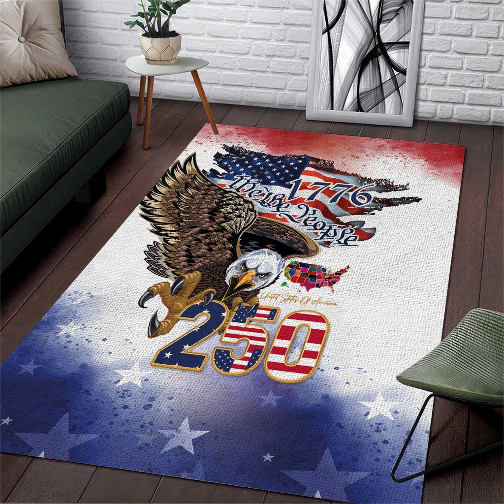 United States of America 250 Area Rug We The People 1776