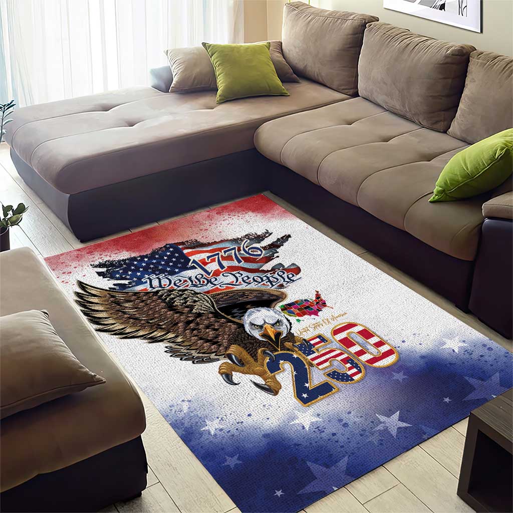United States of America 250 Area Rug We The People 1776