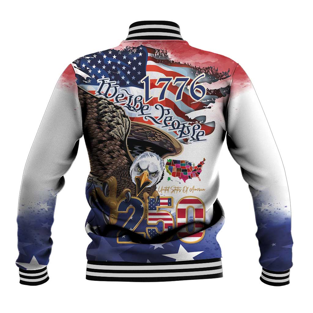United States of America 250 Baseball Jacket We The People 1776