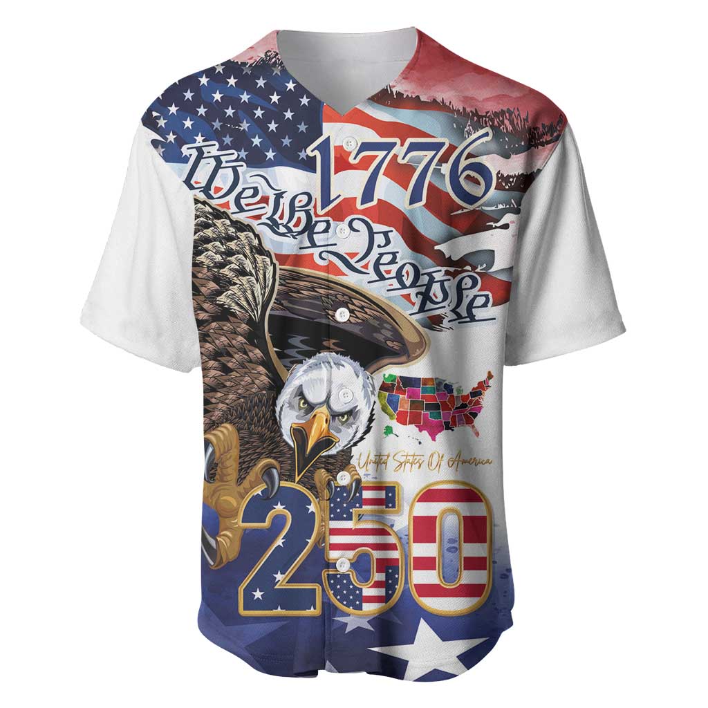 United States of America 250 Baseball Jersey We The People 1776