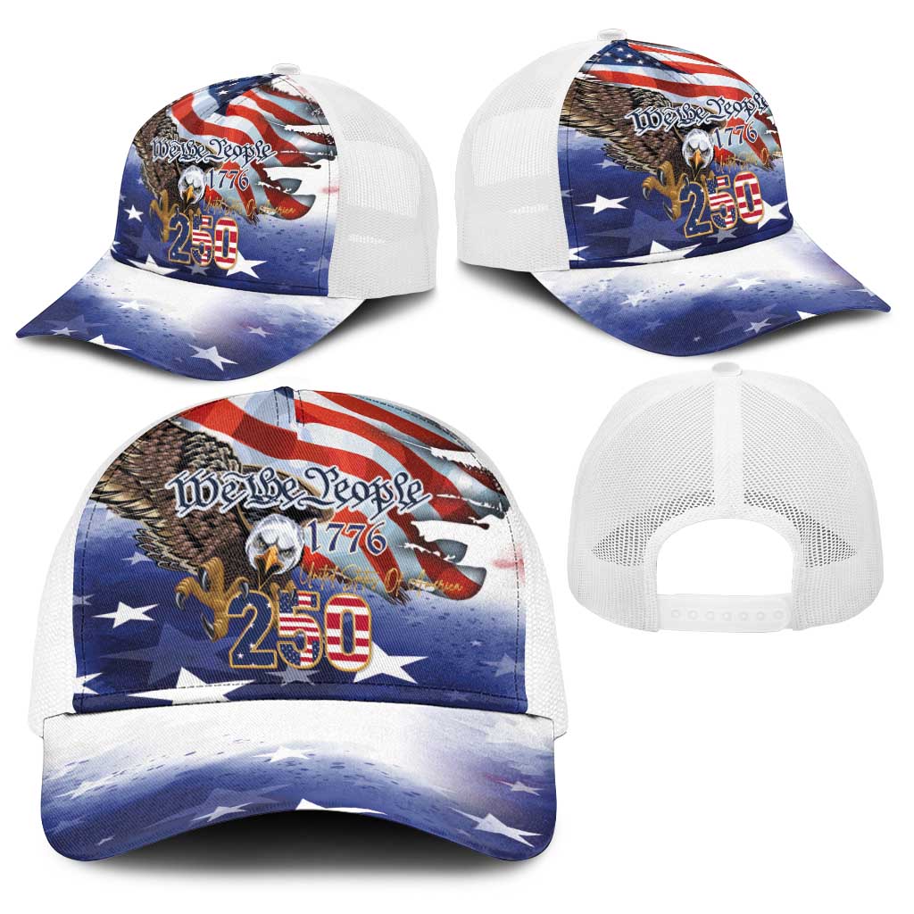 United States of America 250 Baseball Net Cap We The People 1776