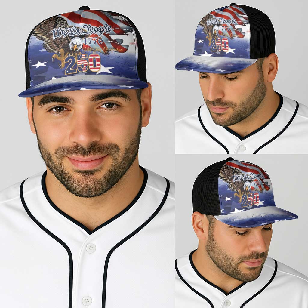 United States of America 250 Baseball Net Cap We The People 1776