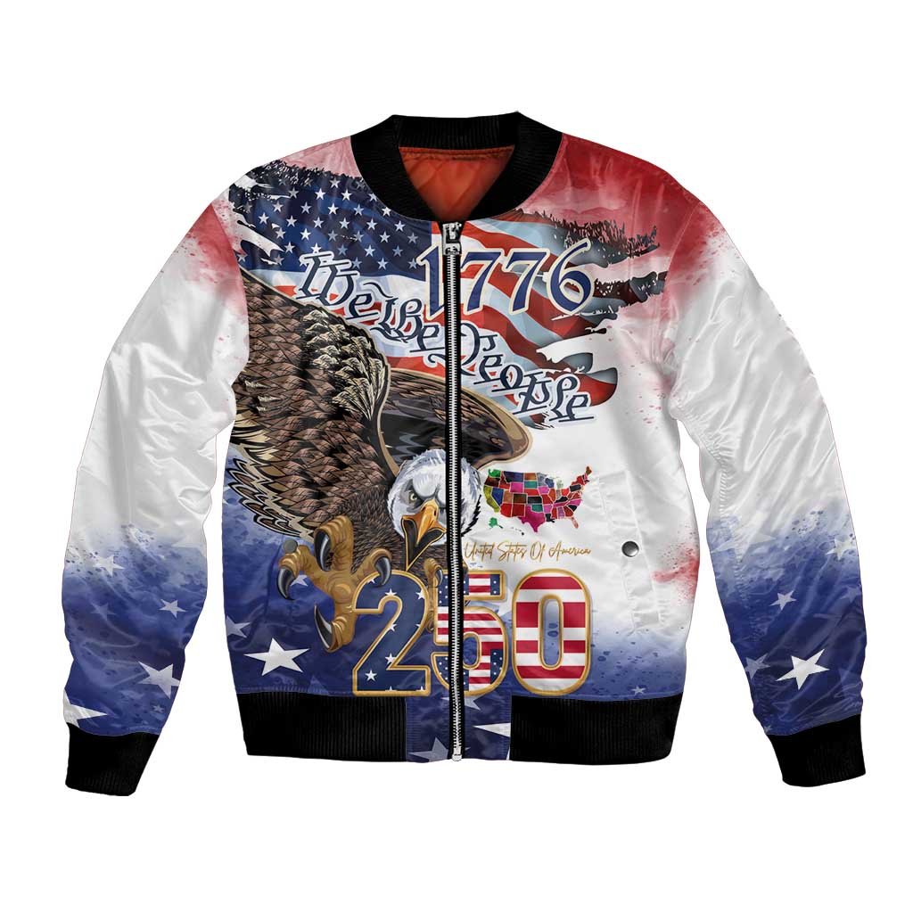 United States of America 250 Bomber Jacket We The People 1776