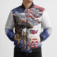 United States of America 250 Bomber Puffer Jacket We The People 1776