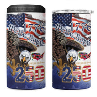 United States of America 250 4 in 1 Can Cooler Tumbler We The People 1776