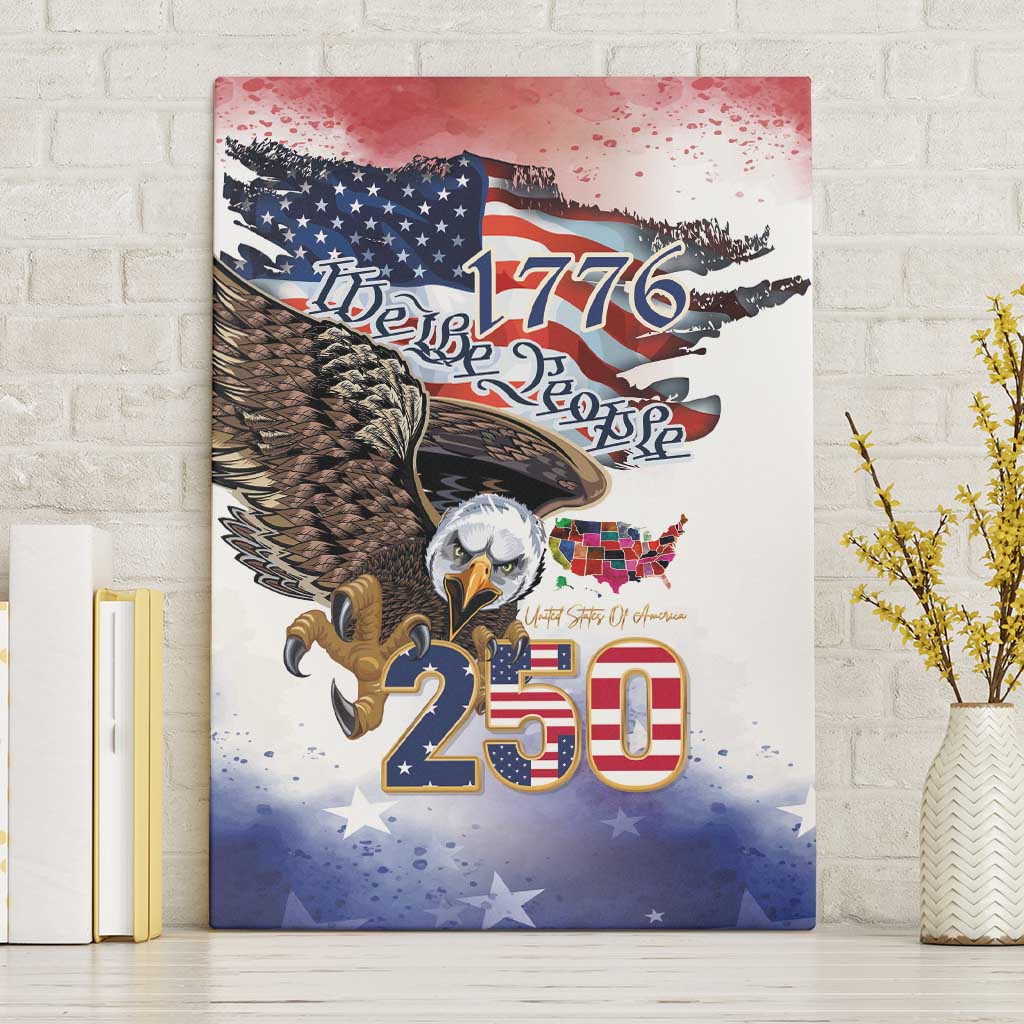 United States of America 250 Canvas Wall Art We The People 1776