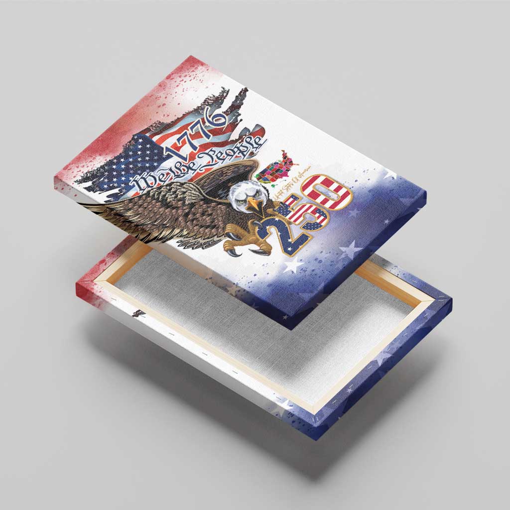 United States of America 250 Canvas Wall Art We The People 1776