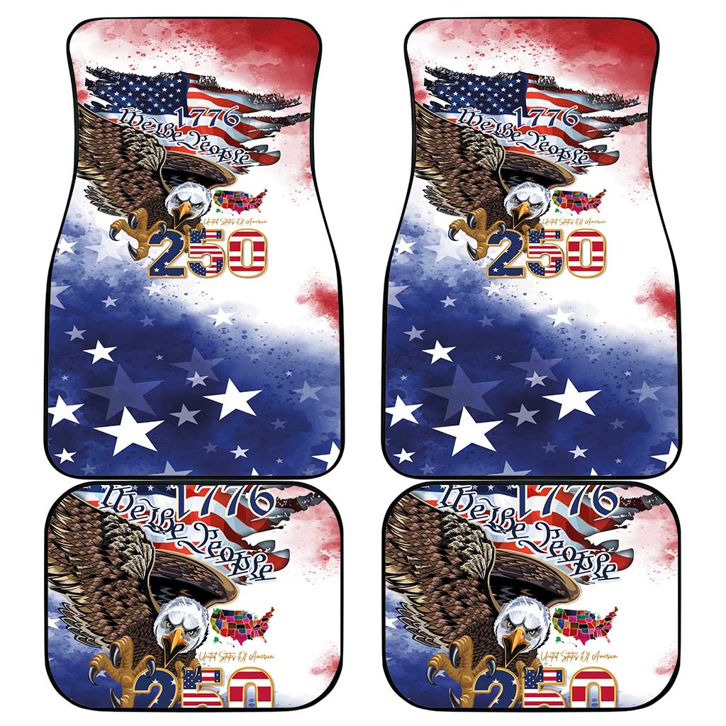 United States of America 250 Car Mats We The People 1776