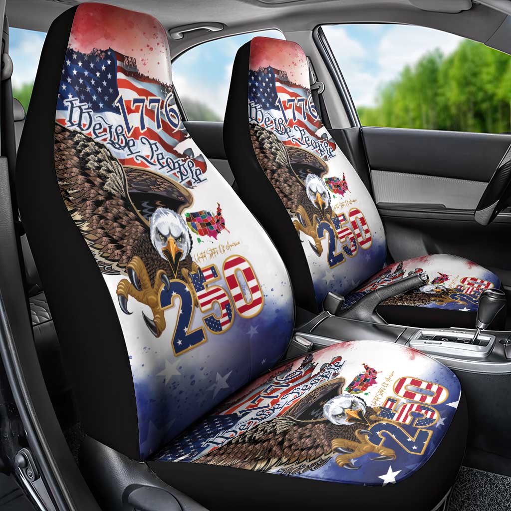 United States of America 250 Car Seat Cover We The People 1776