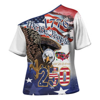 United States of America 250 Cross Shoulder Shirt We The People 1776