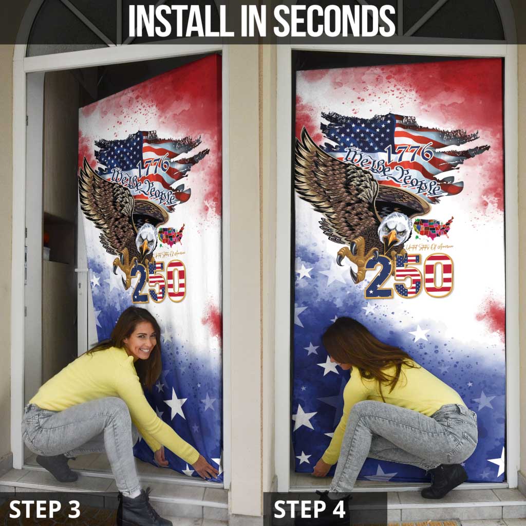 United States of America 250 Door Cover We The People 1776