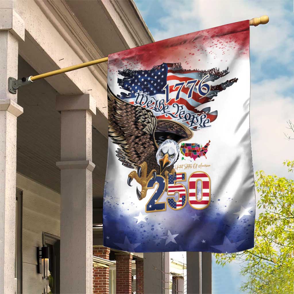 United States of America 250 Garden Flag We The People 1776